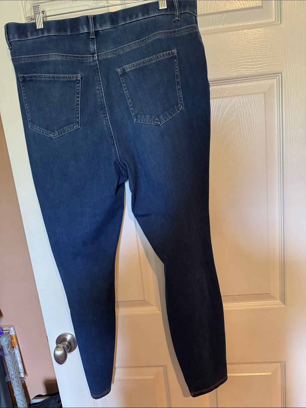 Women’s Dark Blue Stretch Jeans - Picture 3 of 3